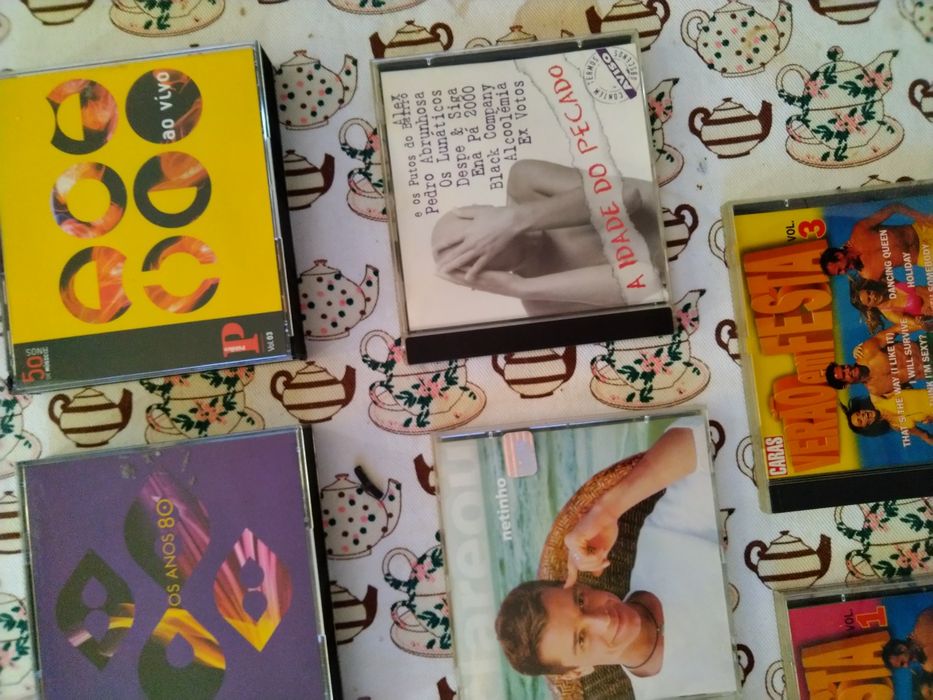 Cd's antigos de música variada