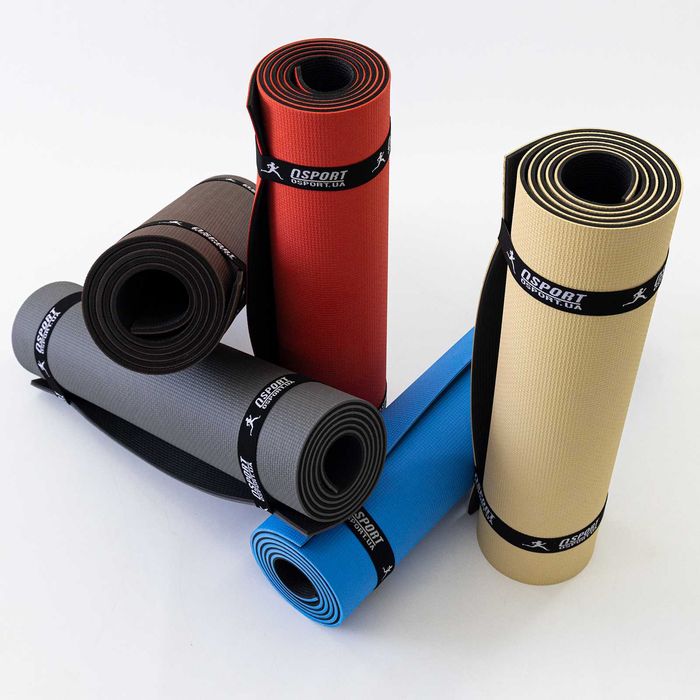Килимок для йоги та фітнесу EVA, йога мат, каремат спортивний 4 мм