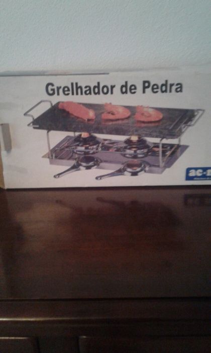 grelhador de pedra