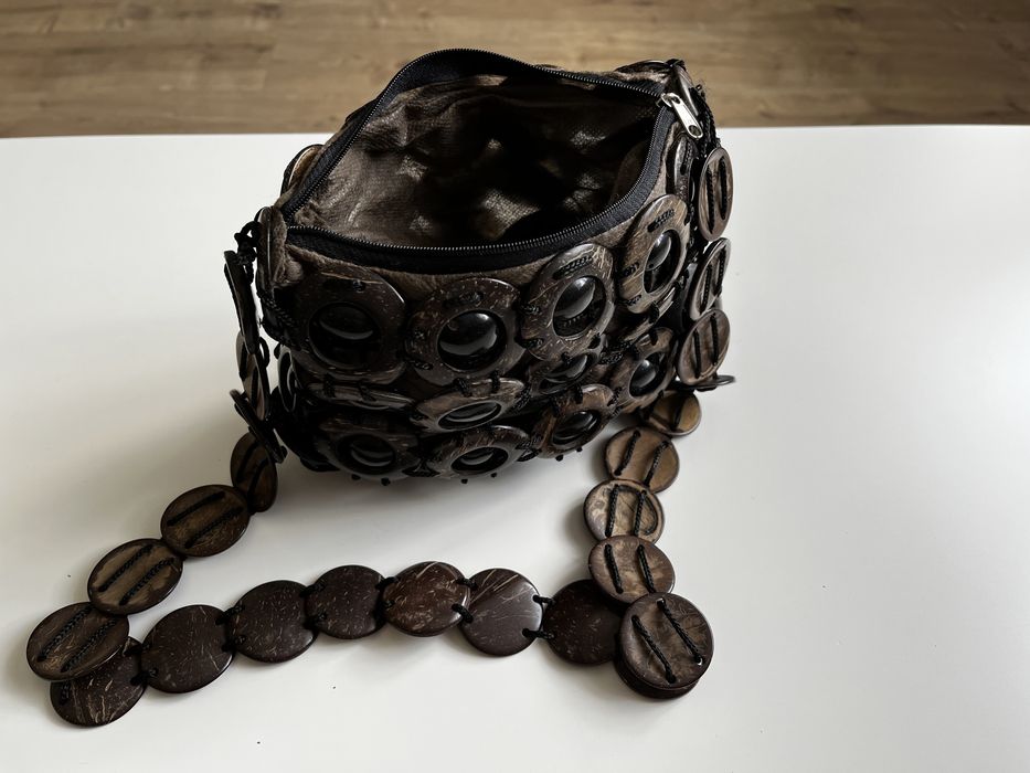 Torebka damska styl boho brązowa