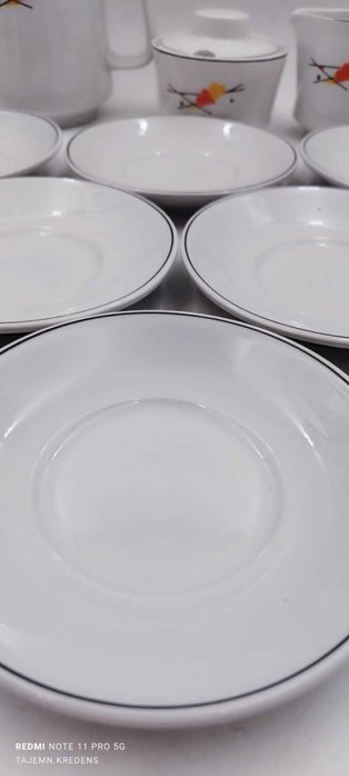 Serwis kawowy herbaciany Lubiana 150ml  stan bardzo dobry