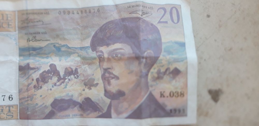Nota de 20 Francos