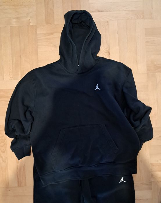 Set dres Jordan czarny XL L Męski spodnie bluza z kapturem