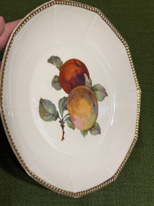 Duza patera porcelanowa w owoce