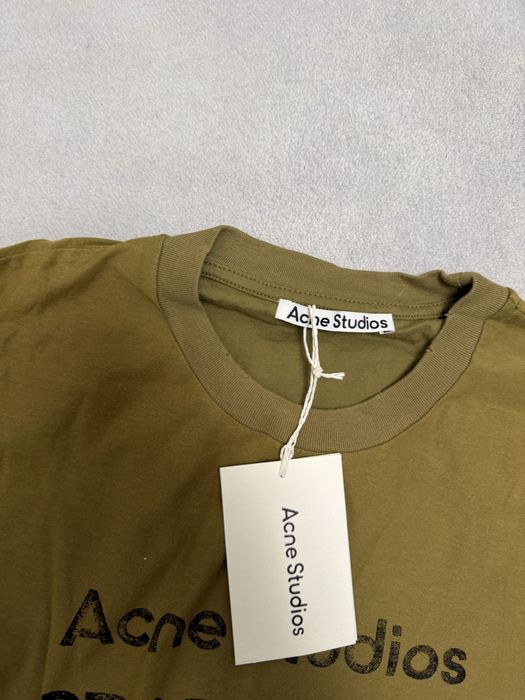 Лонгслив Acne Studios Green 2026 лонгслів maison margiela vivienne