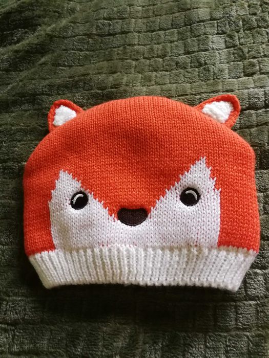 Czapka lisek dziecięca, firmy Mountain warehouse. r. 92, nowa