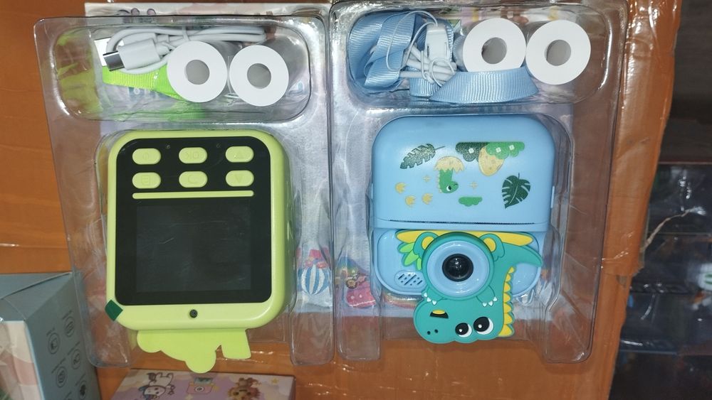 Дитячий фотоапарат з миттєвим друком, з милими звірюшками