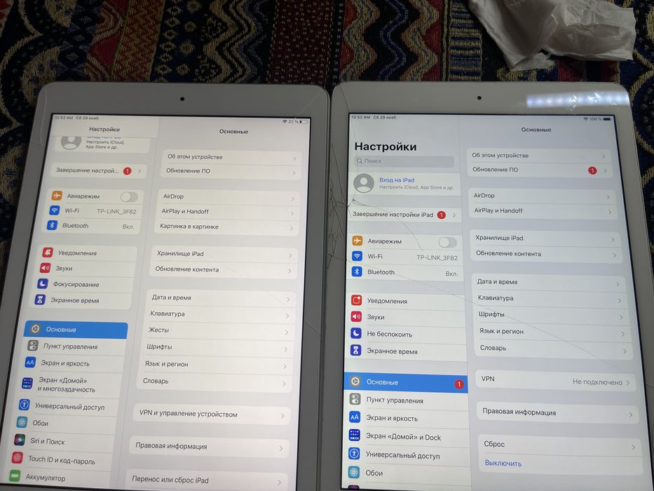 iPad с Европы трещина