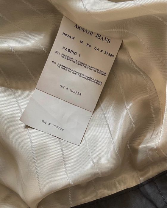 Casaco Armani Jeans clássico homem XL