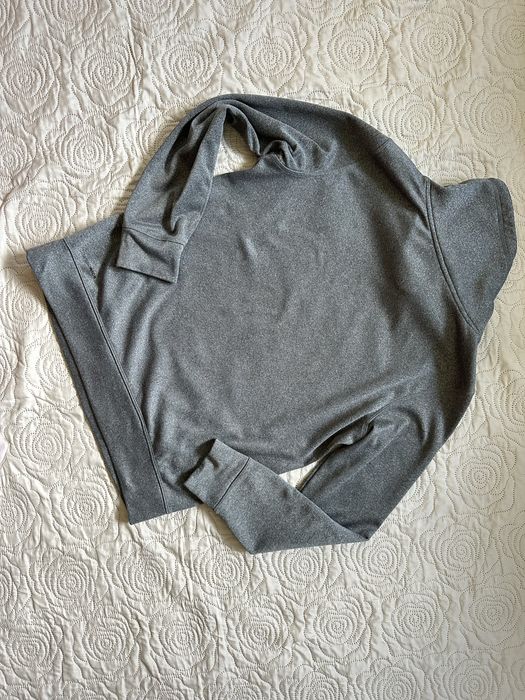 Reebok M 38 bluza szara melanż Logo napis speedwick