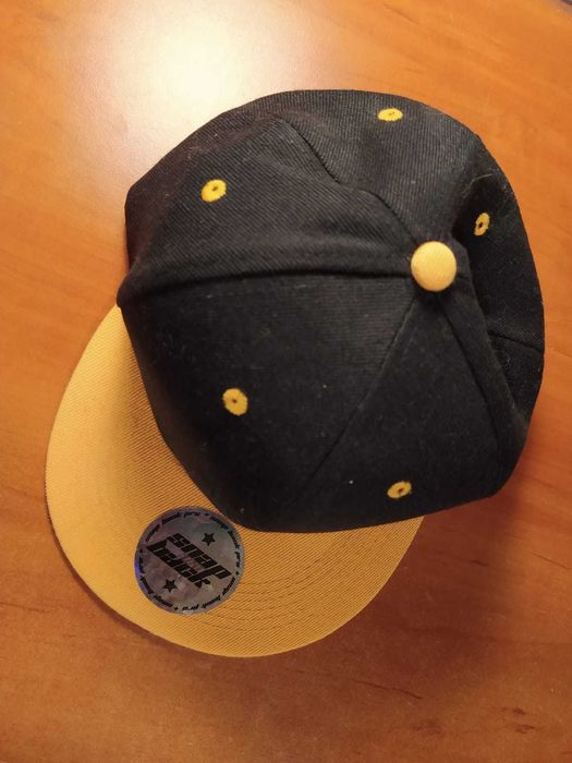Czapka Snapback FullCap Czarny Żółty czarno-żółty