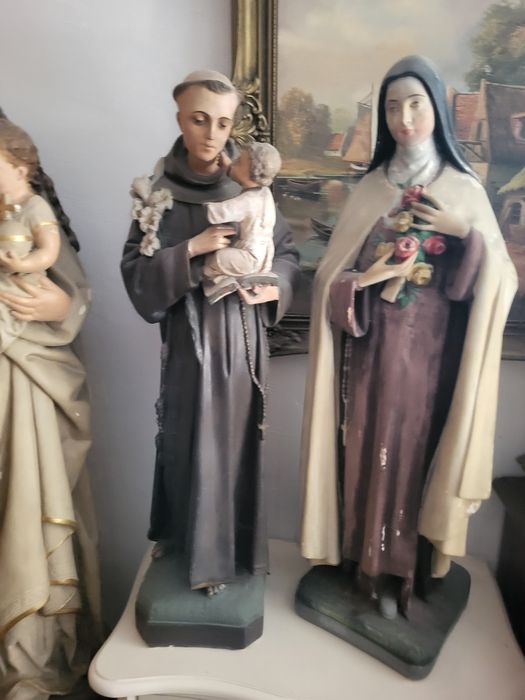 Stara figura Święty Antoni z Padwy