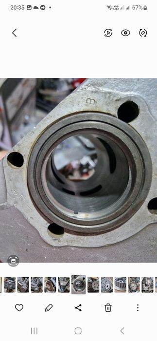 Ремонт двигателя ЯВА 634 638 расточка реставрация аквабластинг