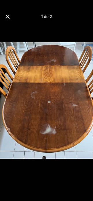 Vendo mesa de jantar extensível