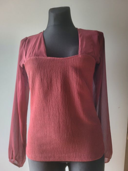 Bluzka Mohito roz. L kolor bordowy