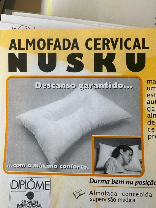Almofada Anatómica Conforto Apoio Cervical - pack 4 unidades c fronha