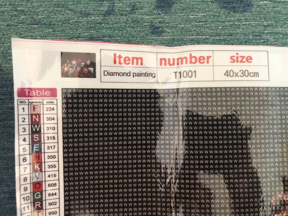 Diamond painting personagens terror