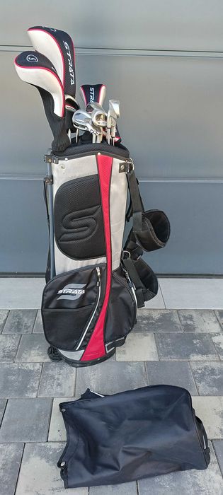 STRATA zestaw golfowy komplet do golfa kije + torba męski