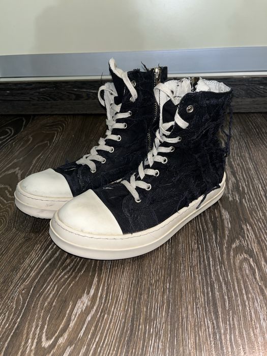 Rick owens ramones distressed