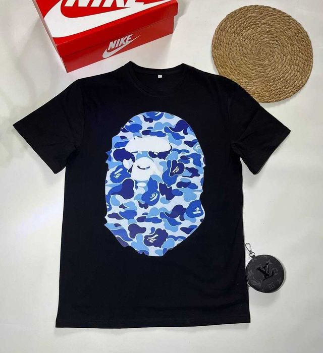 Футболка BAPE ABC/ чорна /Bape/Бейп /футболка унісекс/дешево/ABC