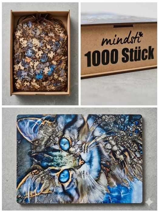 NOWE Puzzle DREWNIANE 1000 el. Mindsti