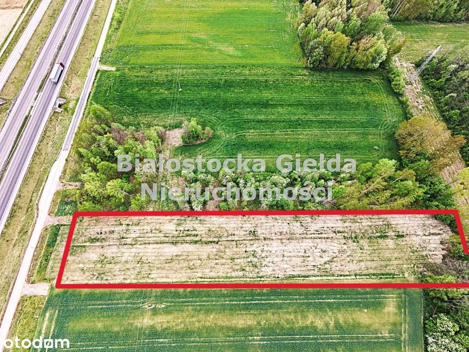 Działka Inwestycyjna 5600 m2 przy S8