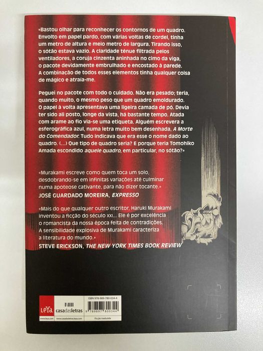 A morte do comendador Vol.1 de Haruki Murakami