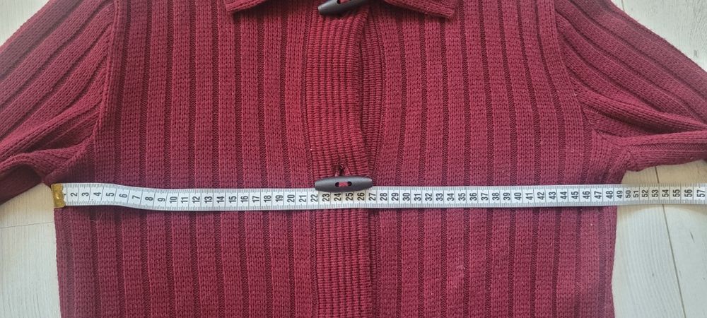 Nowy, bordowy swetr damski