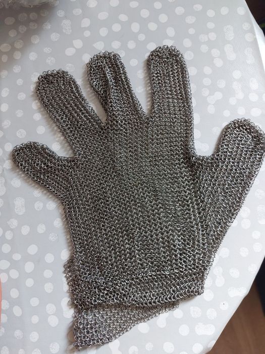 Luva malha inox da niroflex
