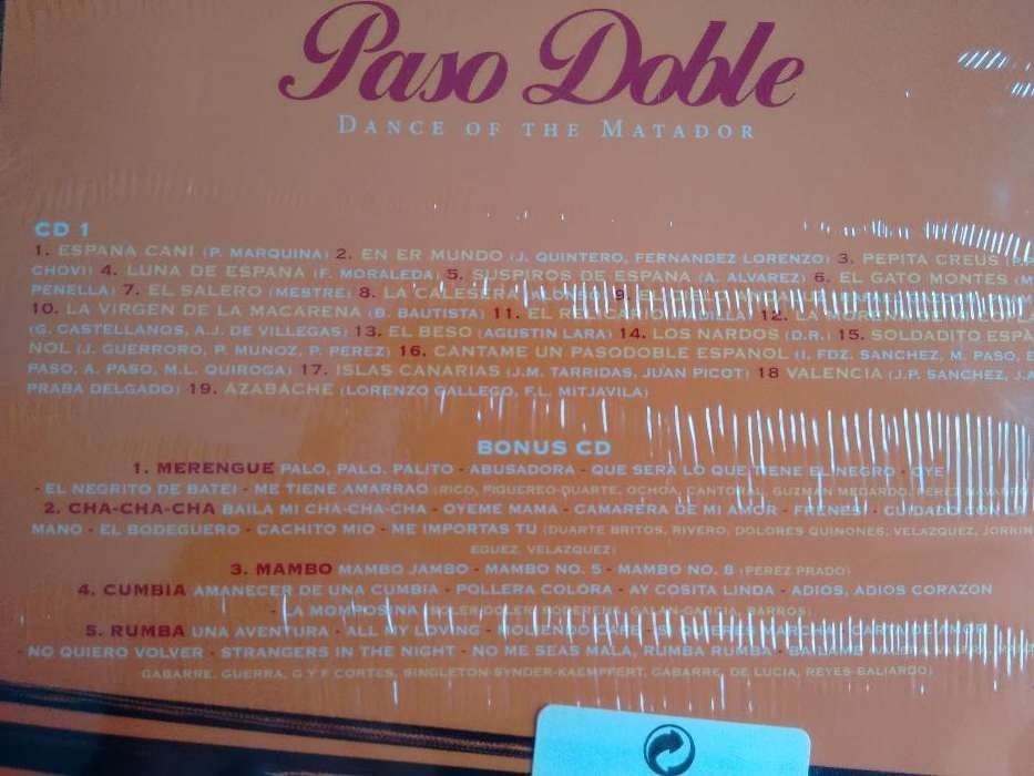 Pack 3 CDs duplos - Salsa/Paso Doble/Cha Cha Cha