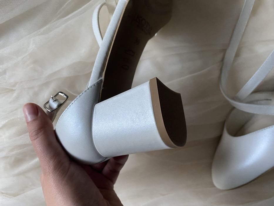 Kotyl buty ślubne buty na ślub białe