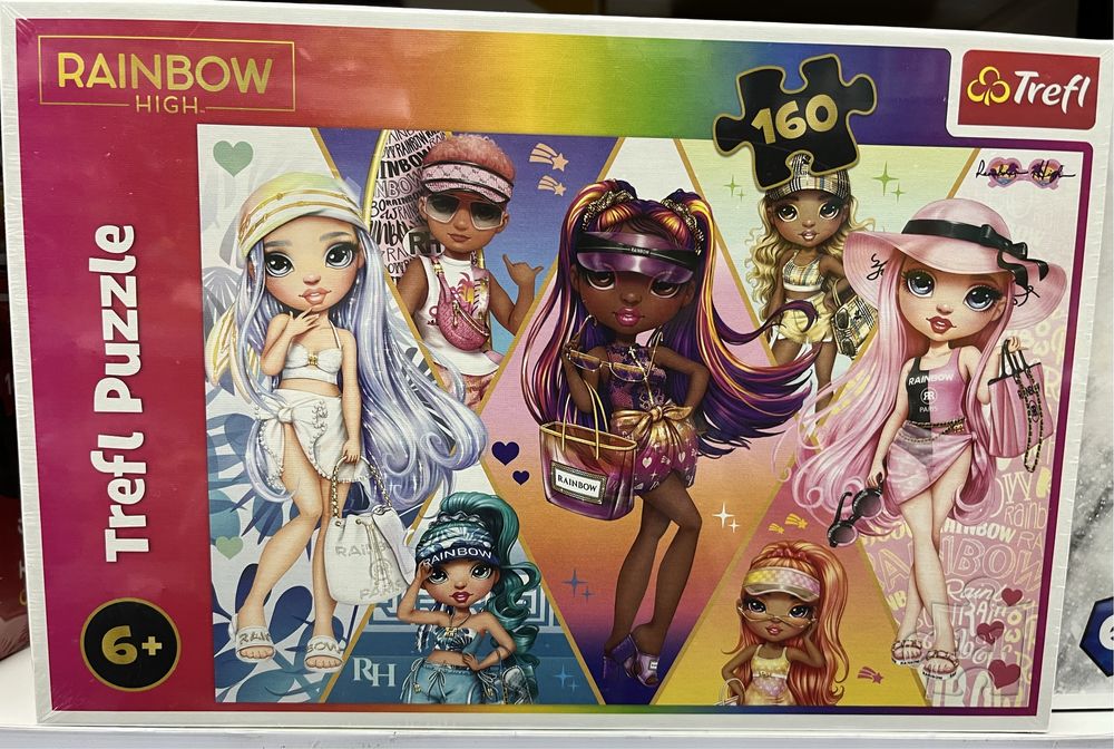 Puzzles redondo e disney sonic bluey patrulha onda princesas