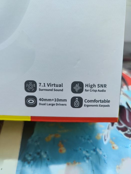 Наушники Baseus GoPlay 1+ Max Gaming Wired Headphones. Новенькие