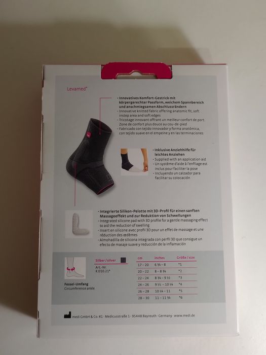 Pé elástico - meia elástica - NOVO - Medi