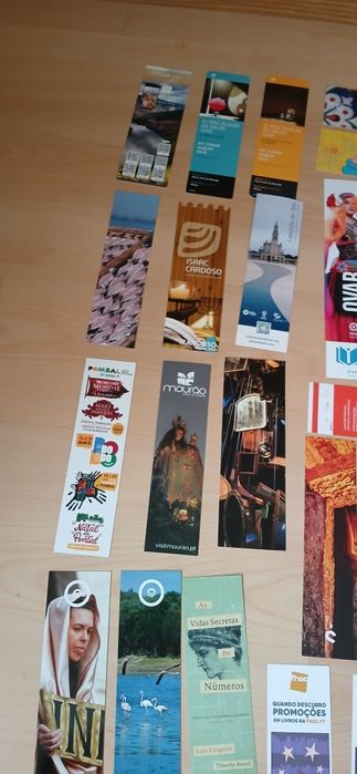 Marcadores de livros, novos