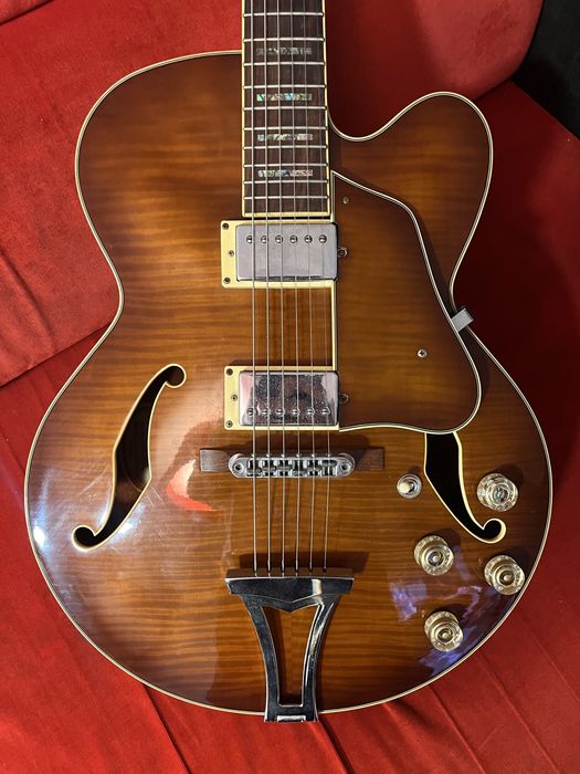 Ibanez Artcore AF85-VLS Full Hollowbody + Mala Rígida + Pestana em Osso