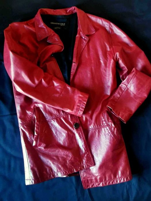 Casaco homem pele genuína Kenneth Cole