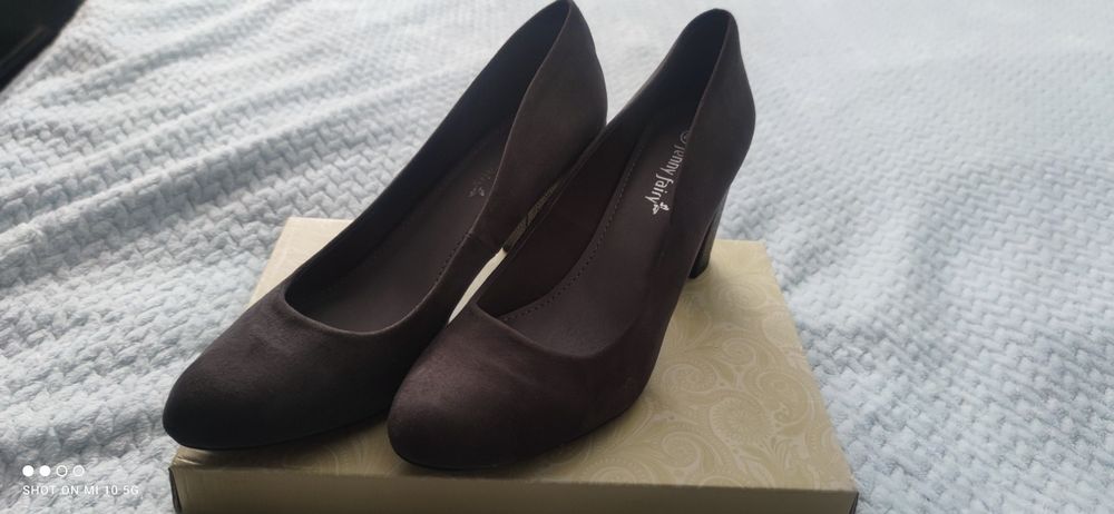 Buty Jenny Fairy szare zamsz 40 1/2