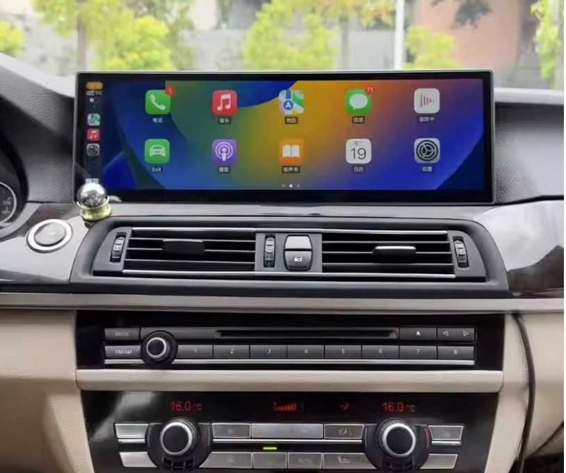 CarPlay Android Auto Radio DAB+ Opcja Android YouTube Bluetooth WiFi 4G MP4 GPS USB BMW 5 F10 F11 NBT