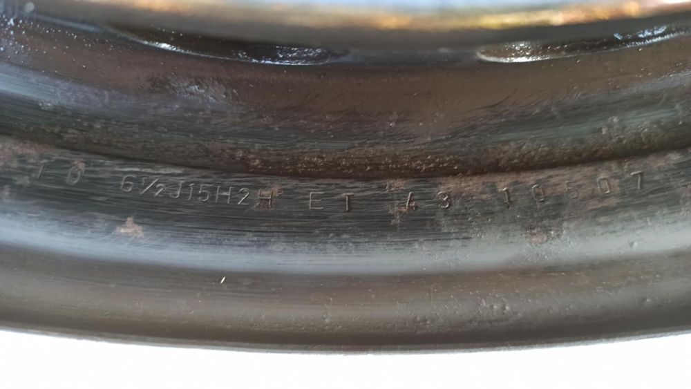 Felgi stalowe + kolpaki 6.5x 15 Renault Kangoo III Scenic 5x114.3 ET43