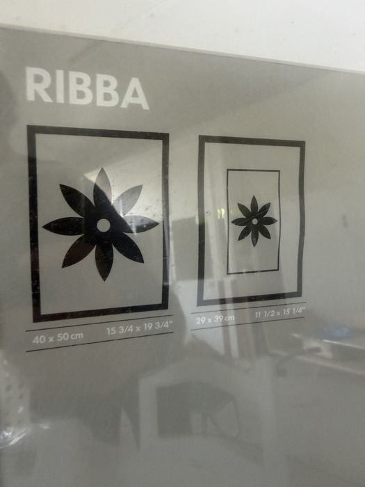 Moldura quadro branco ikea