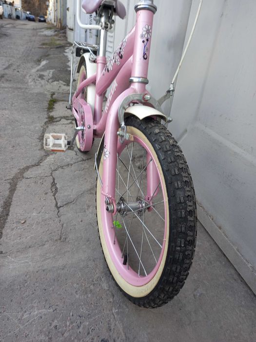 Дитячий велосипед для дівчини 16" (4-6років).