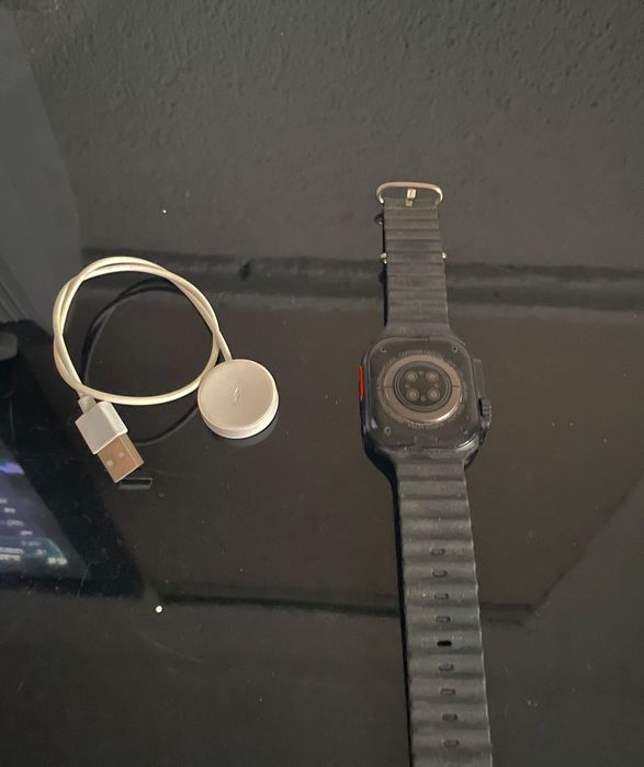 Smartwatch estilo Apple Watch Ultra 2 - Preto