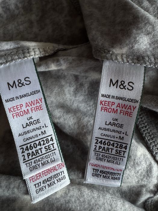 Нова жіноча тепла флісова піжама Marks&Spencer