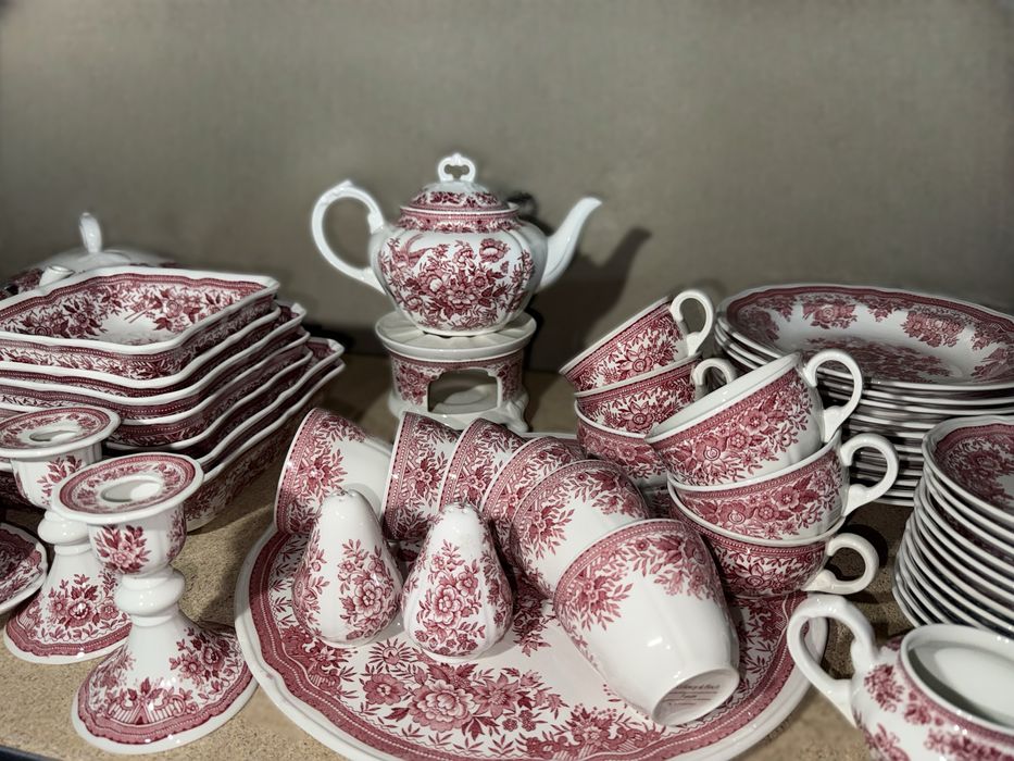 Вінтажний сервіз Vileroy&boch Fasan рожевий