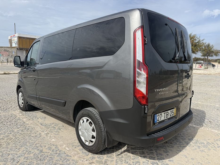 Ford Transit Custom 9 lugares, 2.0 TDCI 2017 - 204.000km, Pintura nova + Pneus novos