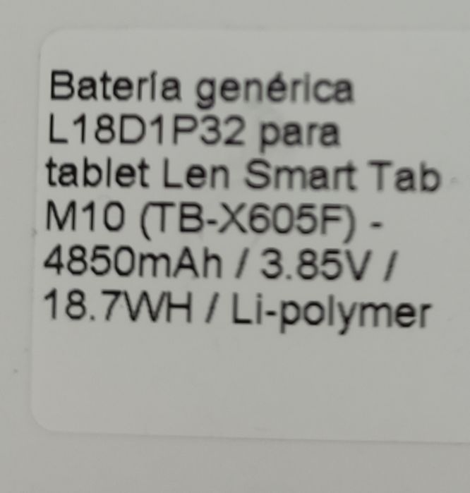 Bateria Tablet Lenovo