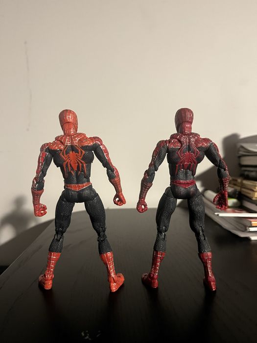 Marvel legends 2007 spiderman, toybiz spiderman 2004