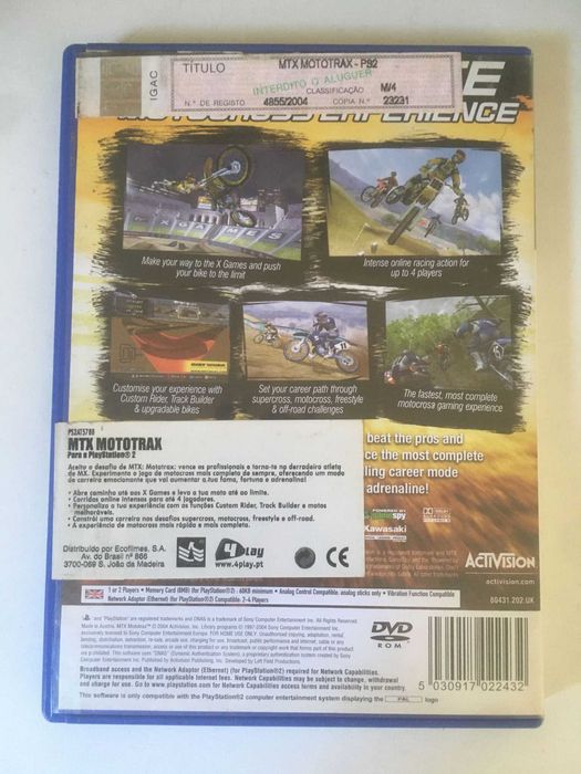 PS2 - MTX: Mototrax