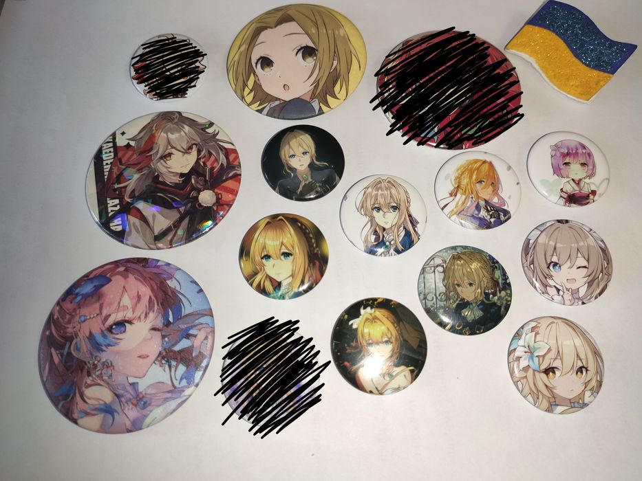 Новые аниме значки